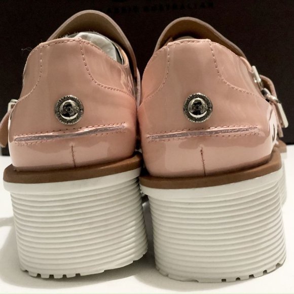 OZWEAR UGG MYA TASSEL BROGUES PINK SHOES - Picture 3 of 8